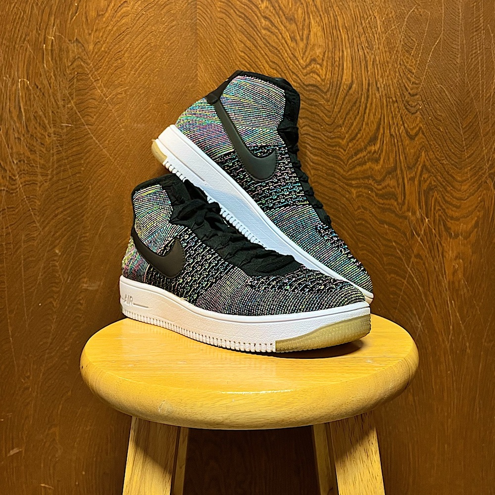 Nike Air Force 1 Mod Flyknit - Multicolor - Men’s Size 10.5